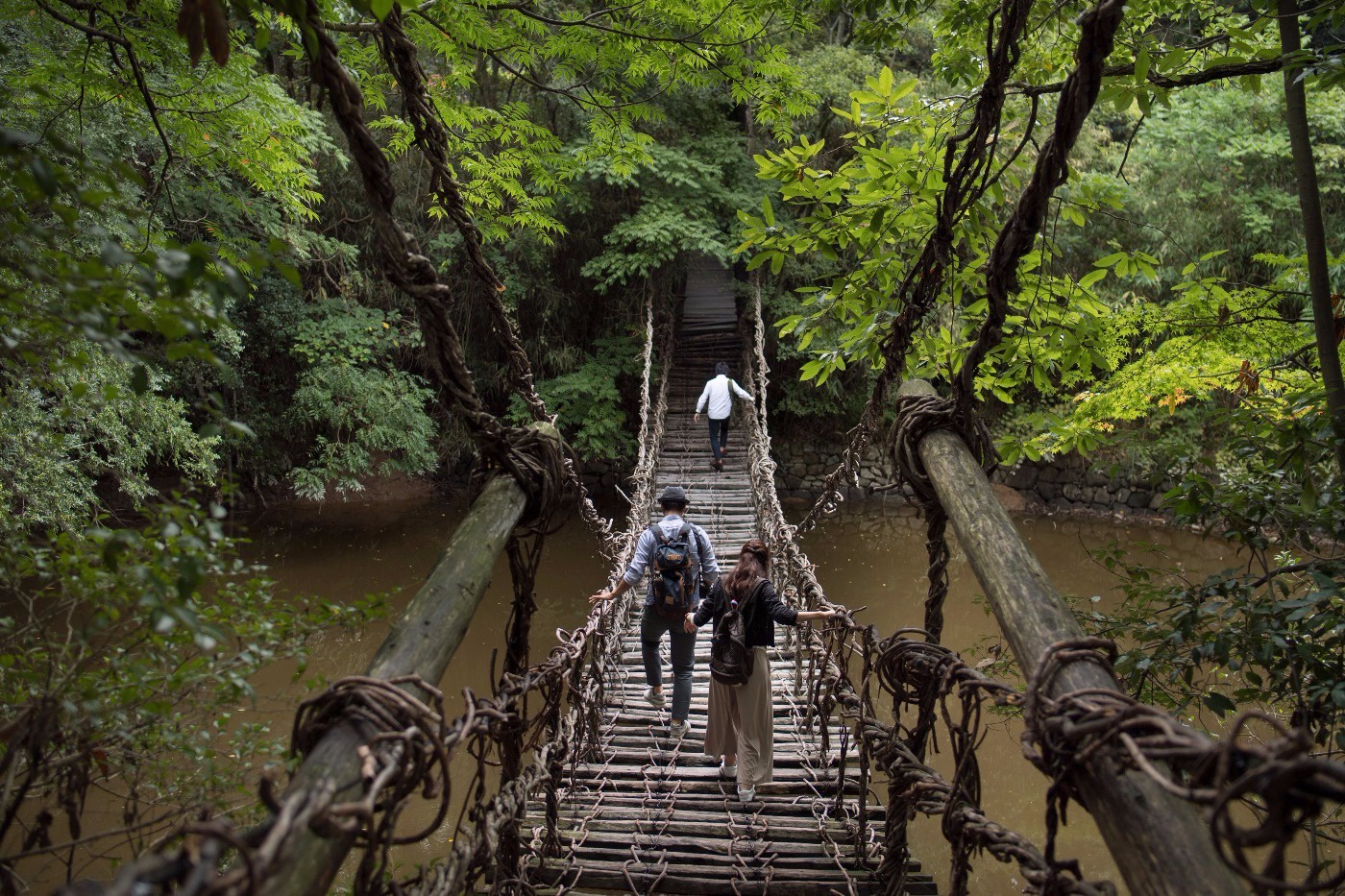 Shikokumura Open-Air Museum Kazurabashi bridge