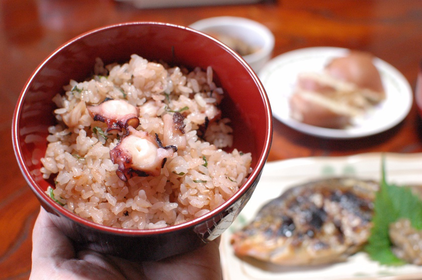 octopus rice