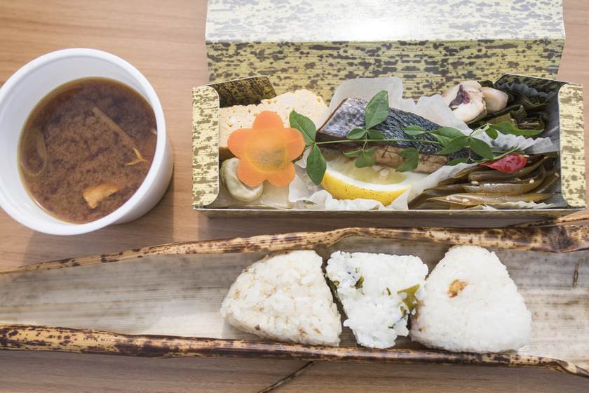 Special bento offered as Ogijima island style