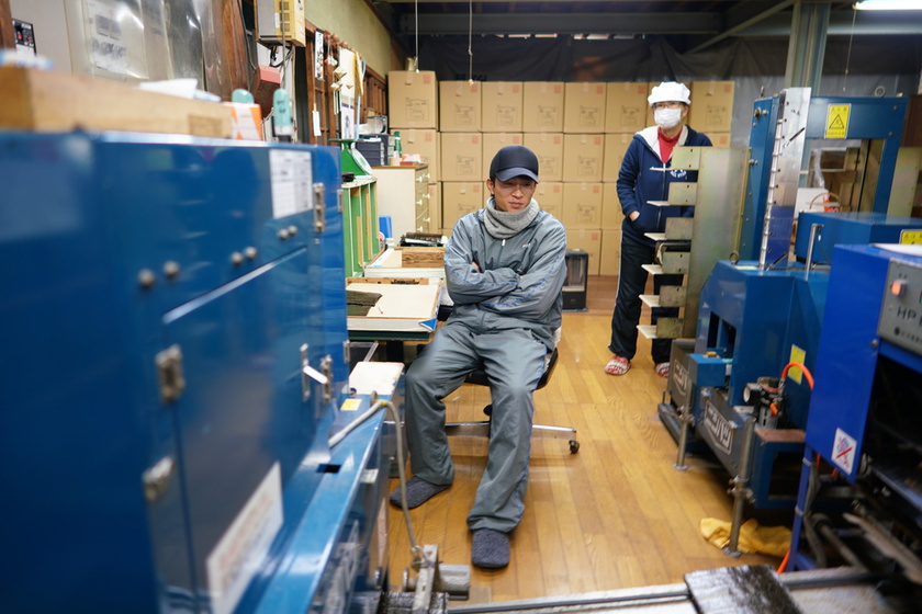 Finally, each sheet is checked visually by skilled workers.