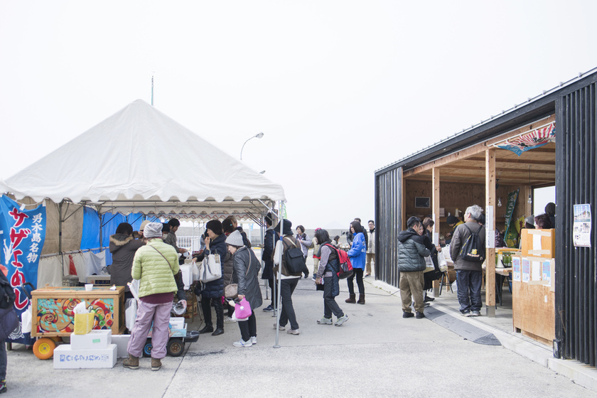 seafood market in Ogijima island