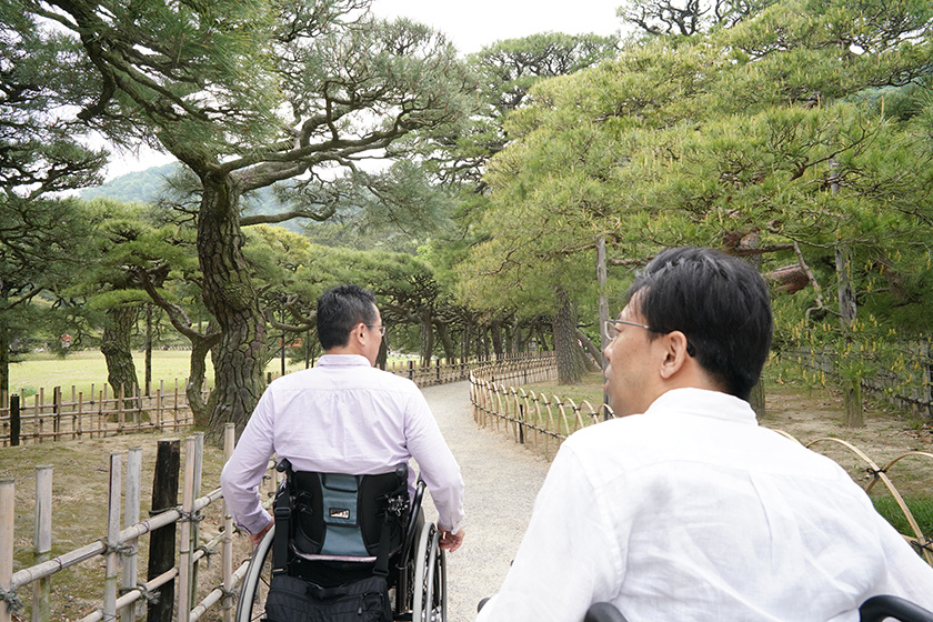 高松市栗林公園は車椅子でも庭園美を楽しめます