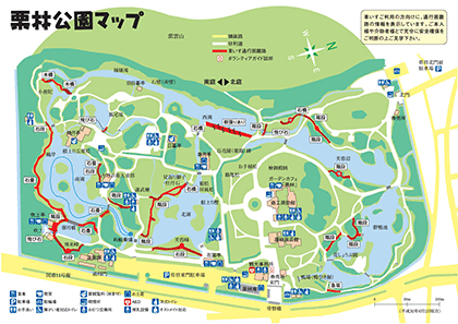 高松市栗林公園マップ