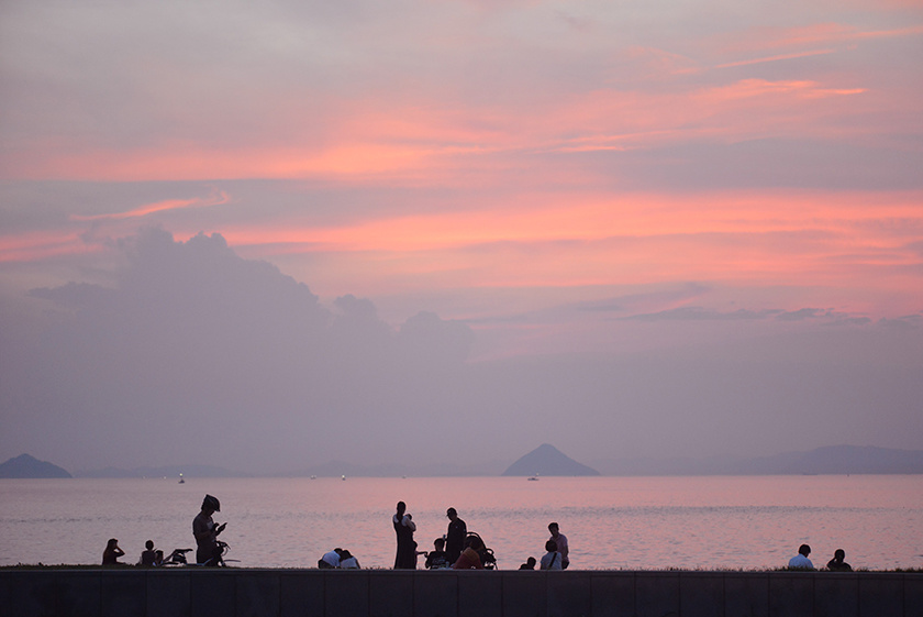 SETOUCHI SUMMER NIGHT FESTIVAL 瀬戸内海の夕焼け