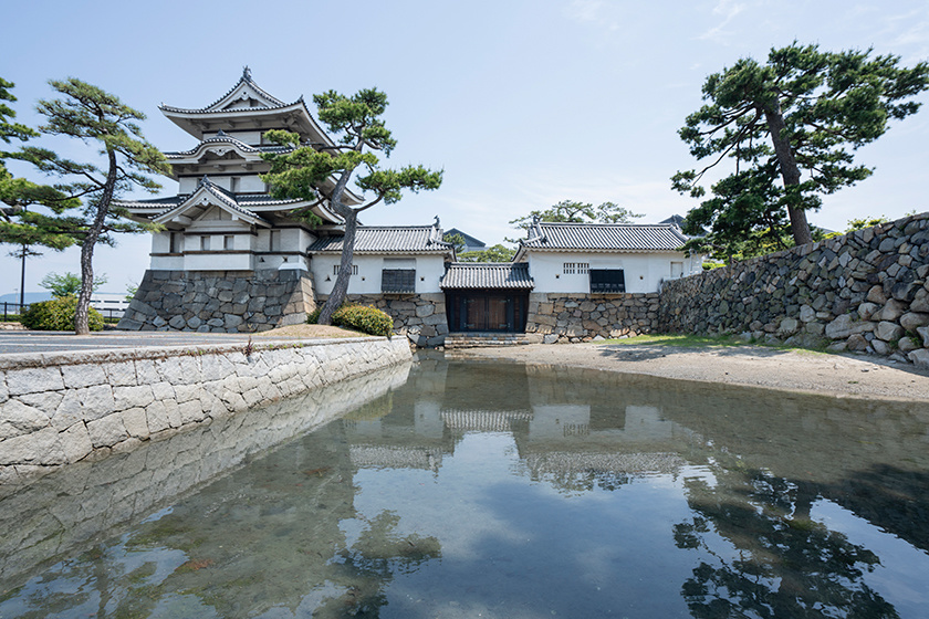 日本三大水城 高松城の水手御門