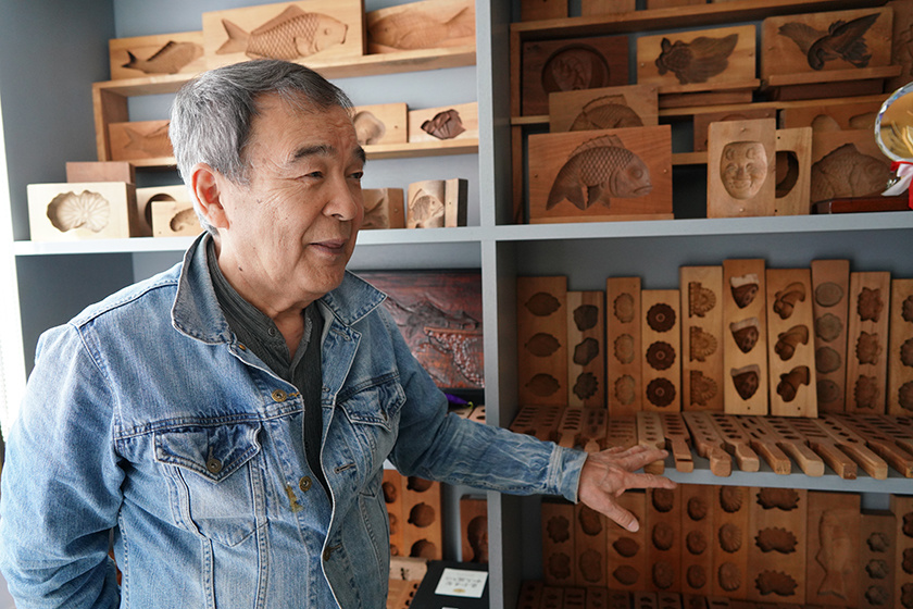 和菓子木型職人 市原吉博さん