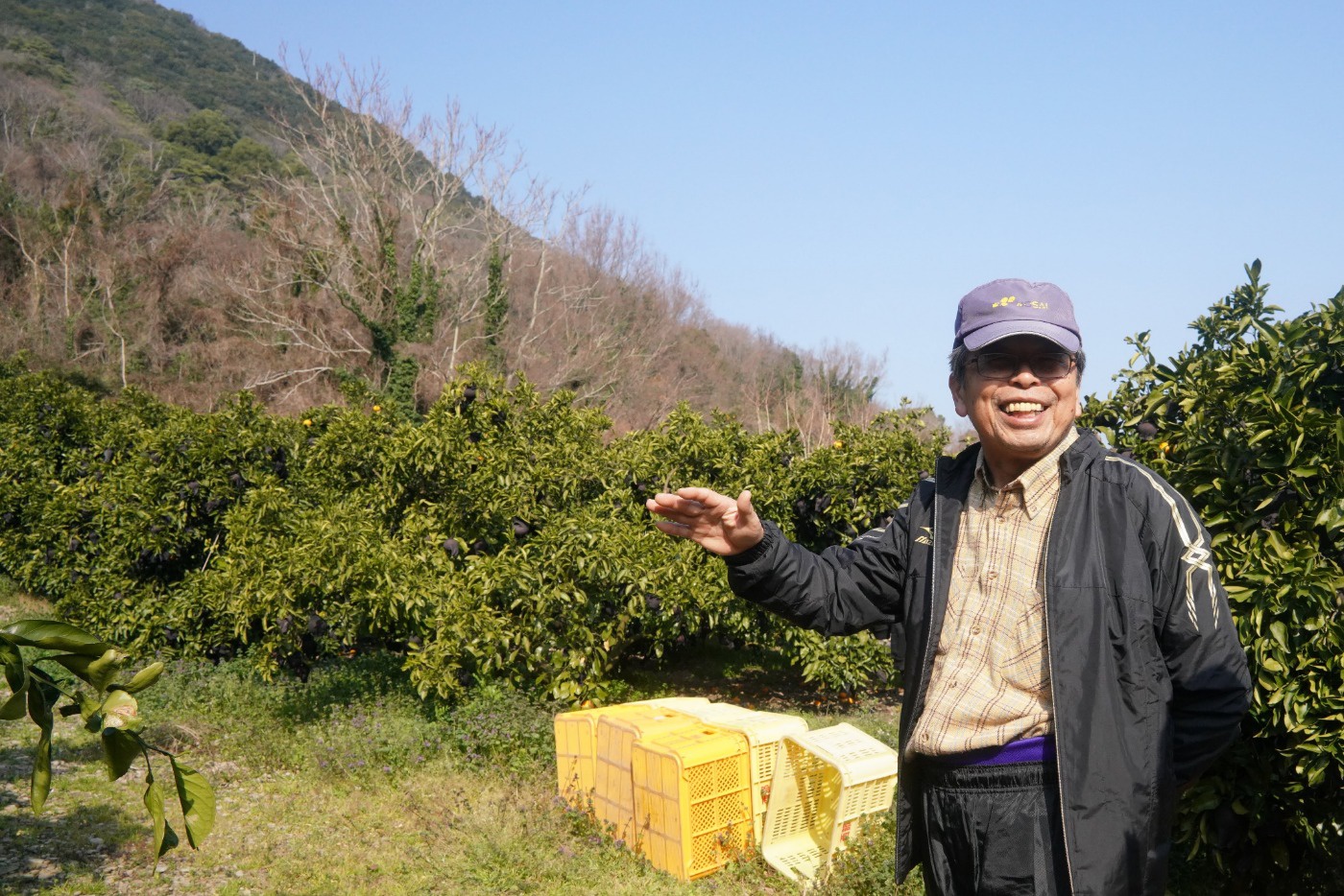 高松市五色台にある南原農園の南原政樹さん