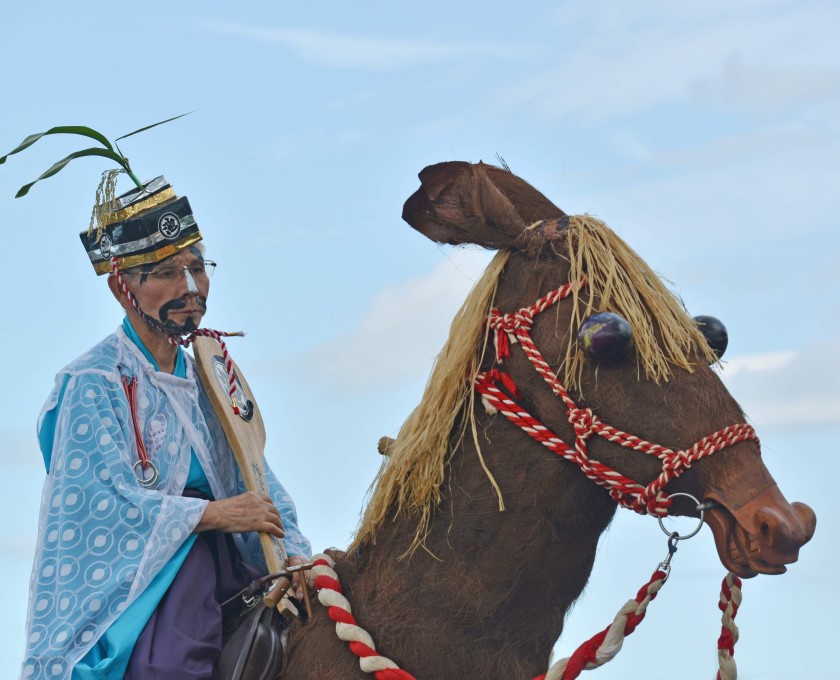 高松市指定無形民俗文化財「ひょうげ祭り」の化粧