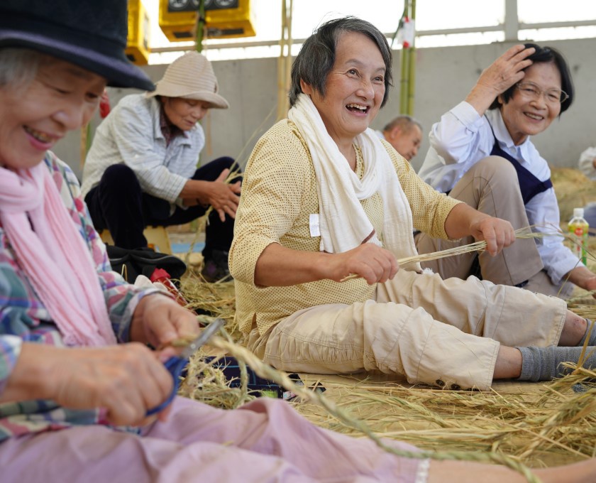 香川町ひょうげ祭り保存会による準備