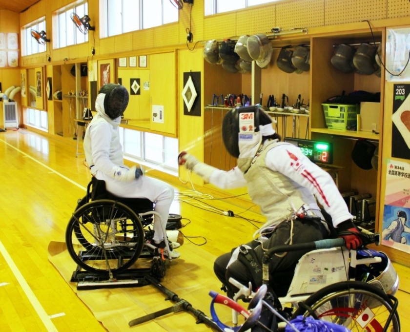 高松市在住のパラアスリート 車いすフェンシング 阿部知里選手