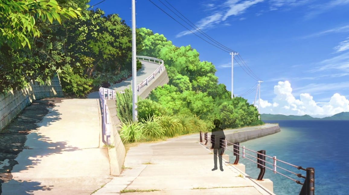 海沿いの道