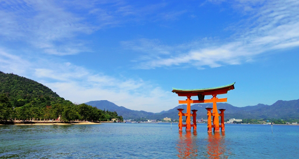 히로시마현(広島県) 미야지마 섬(宮島)(이쓰쿠시마진자 신사(厳島神社))