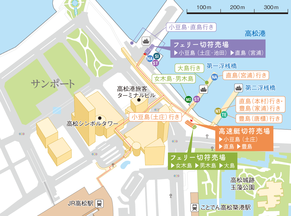 高松港マップ